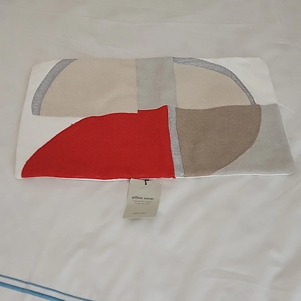WEST ELM 12 X 21 Pillow Cover Made in India